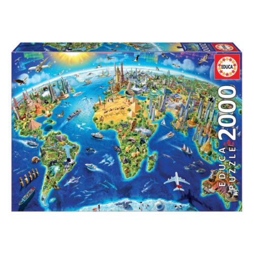 ED17129 Puzzle 2000 Símbolos do Mundo